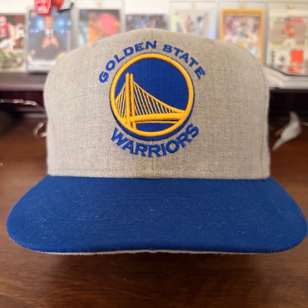 New Era Gray and Blue Golden State Warriors Hat